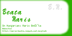 beata maris business card